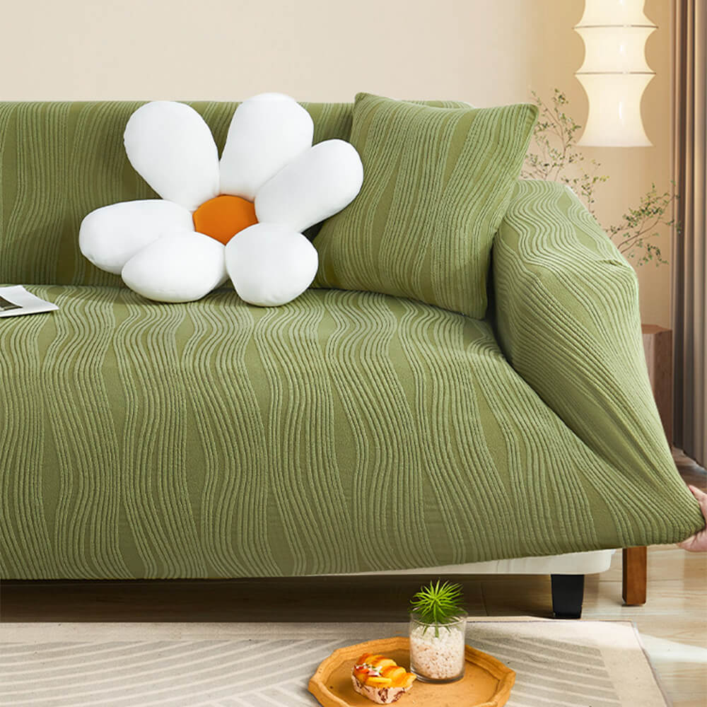 Jacquard Stretch Volledige Bescherming Anti-kras Bankhoes