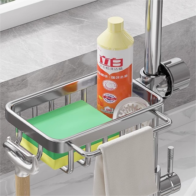 Geen-Boor Installatie Keuken en Badkamer Kraan Opslag Rek