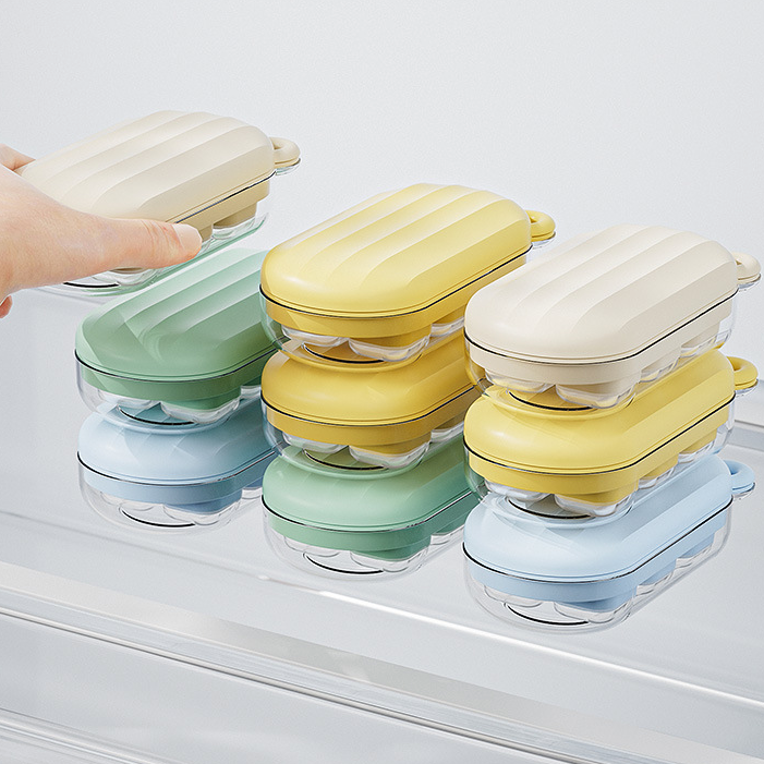 Snelle Ontgrendel Mini Beer IJsblokjesvorm: Silicone, 6 Slots, Vriezer-Vriendelijk