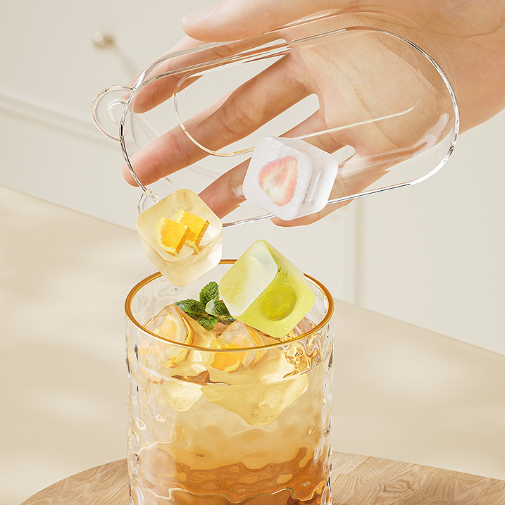 Snelle Ontgrendel Mini Beer IJsblokjesvorm: Silicone, 6 Slots, Vriezer-Vriendelijk