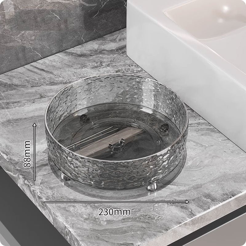 360° Ripple Rotating Storage Tray – Verhoogde Randen & Antislip Ontwerp