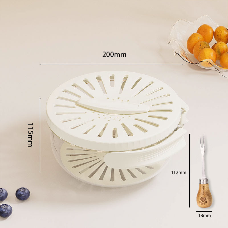 2-in-1 Afvoeren en Bewaren Mand: Vereenvoudig Wassen & Opslaan