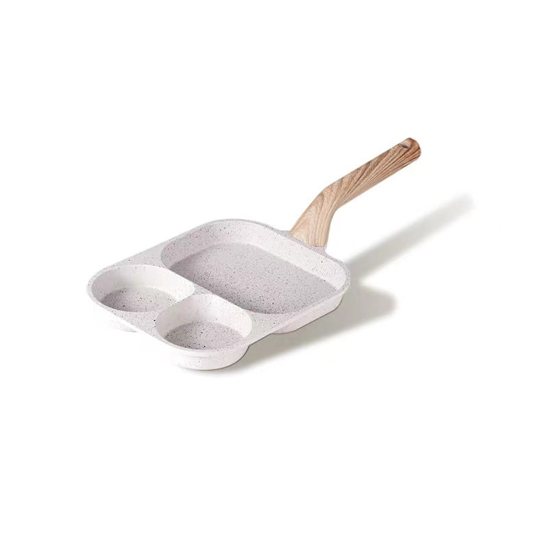 Marmeren Antiaanbakpan: Universele Mini Ei Bakpan voor Eieren, Burgers op Inductiekookplaten