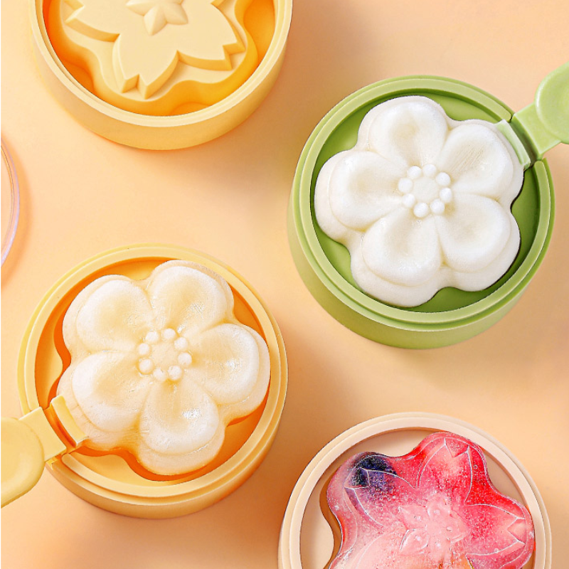 Voedselveilige Silicone Kersenbloesem IJsblokjesvormen: Gemakkelijk te Gebruiken & Schoon te Maken