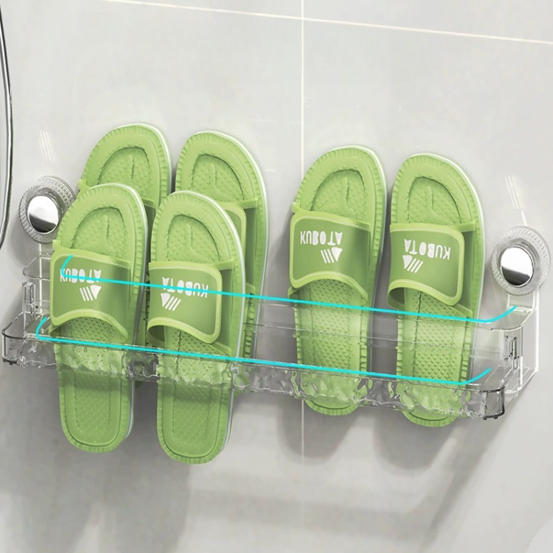 Geen-Boren Dubbele Zuigkracht Badkamer Rek: Eenvoudige Installatie en Schoonmaak