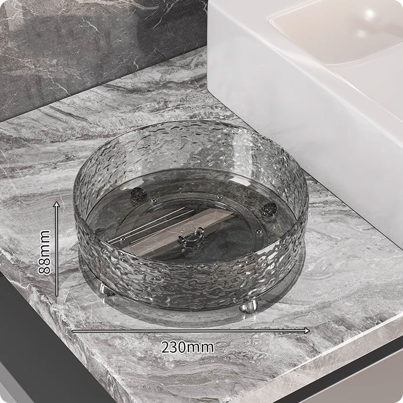 360° Ripple Rotating Storage Tray – Verhoogde Randen & Antislip Ontwerp