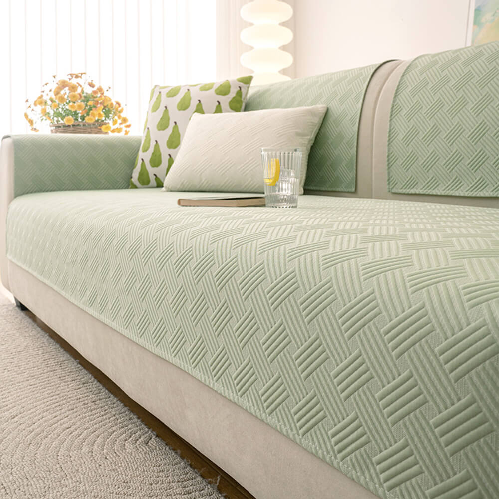 Moderne Geometrische Ademend Koelende Antislip Bankhoes