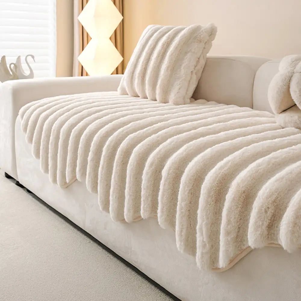 Fluffy Comfort Pluche Meubelbescherming Decoratieve Bankhoes