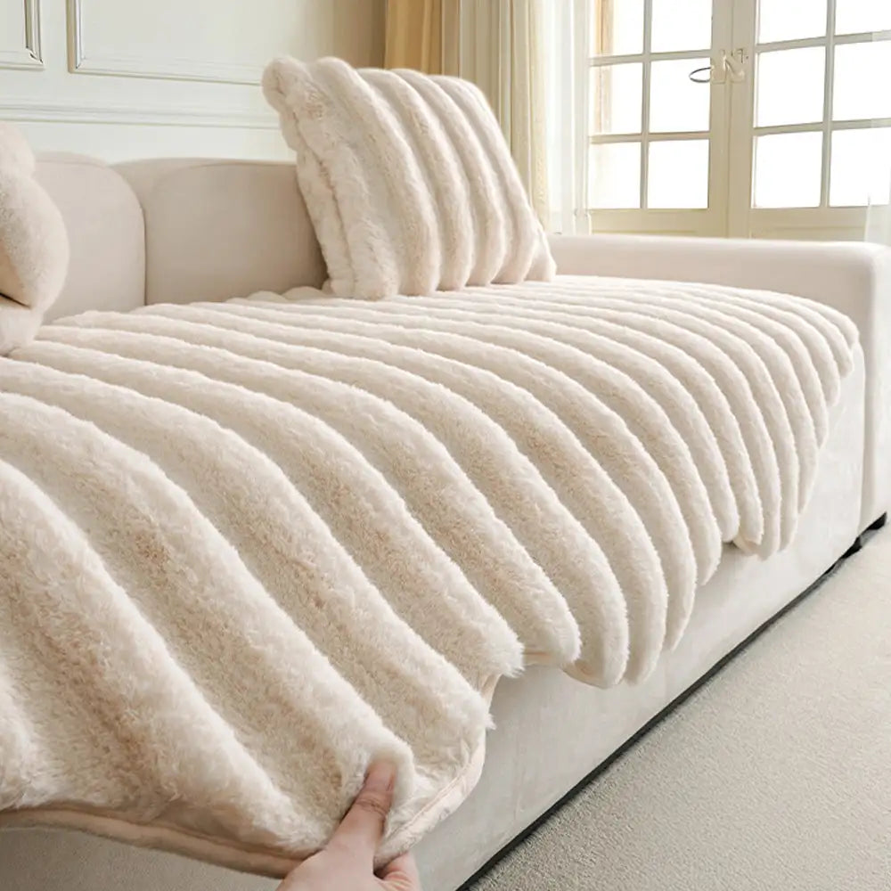 Fluffy Comfort Pluche Meubelbescherming Decoratieve Bankhoes