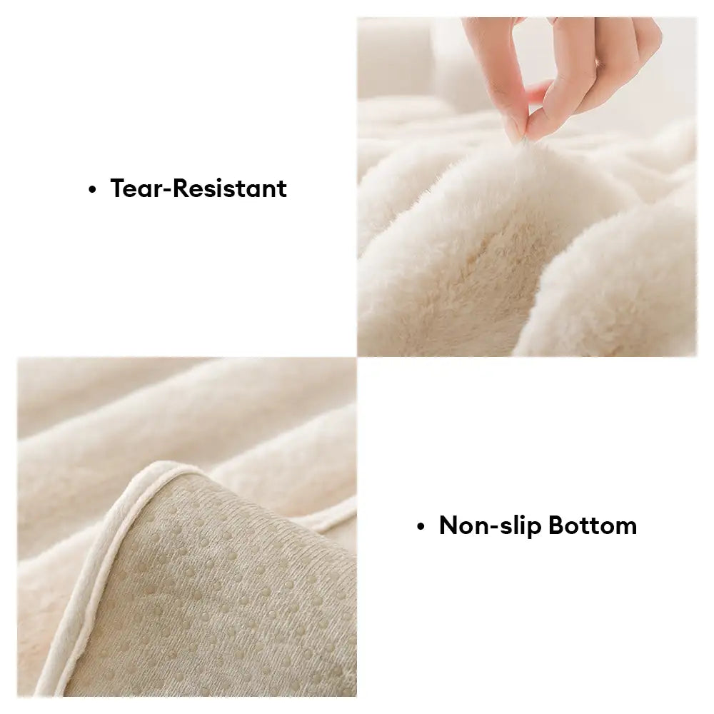 Fluffy Comfort Pluche Meubelbescherming Decoratieve Bankhoes