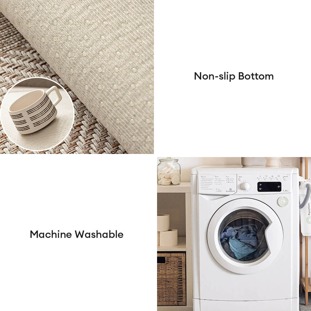 Minimalistische Visgraat Weave Ademend Faux Linnen All-Seizoenen Bankhoes