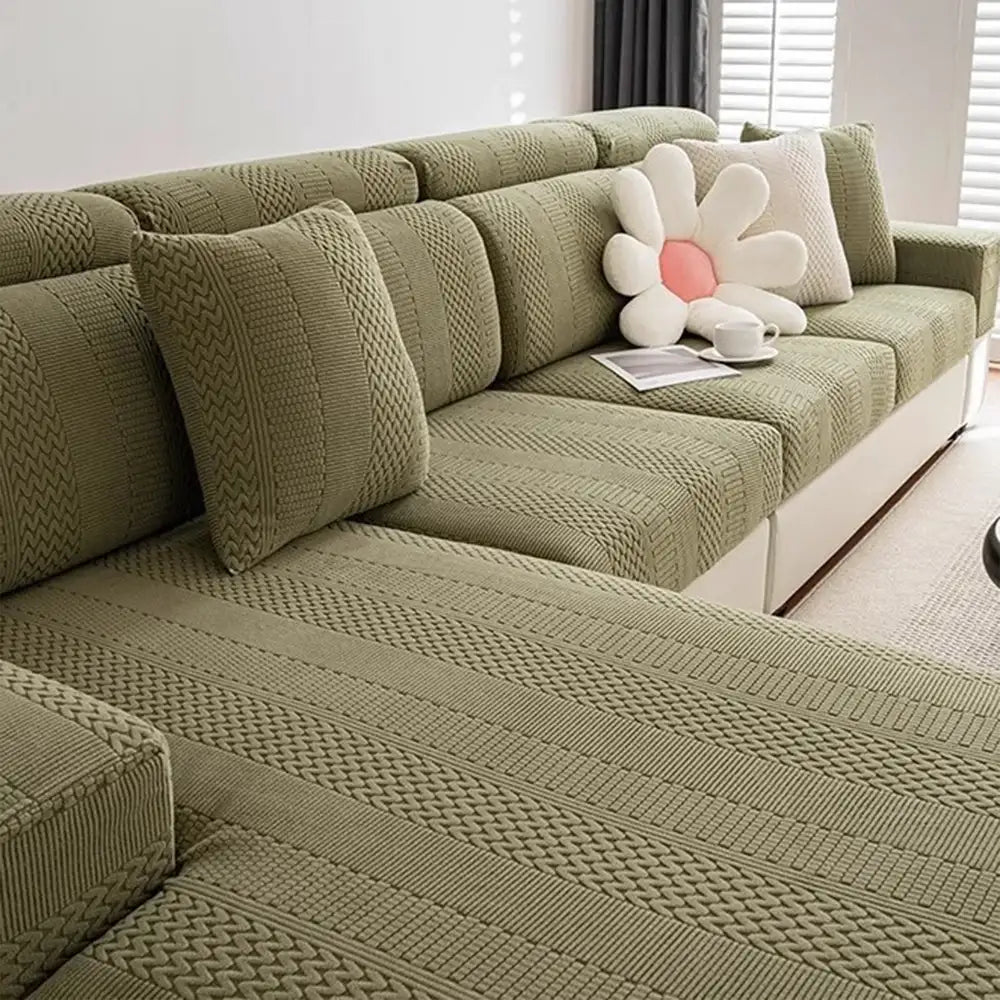 Polar Fleece Zachte Antistatische Bescherming Sofa Stretch Volledige Wrap Bankhoes