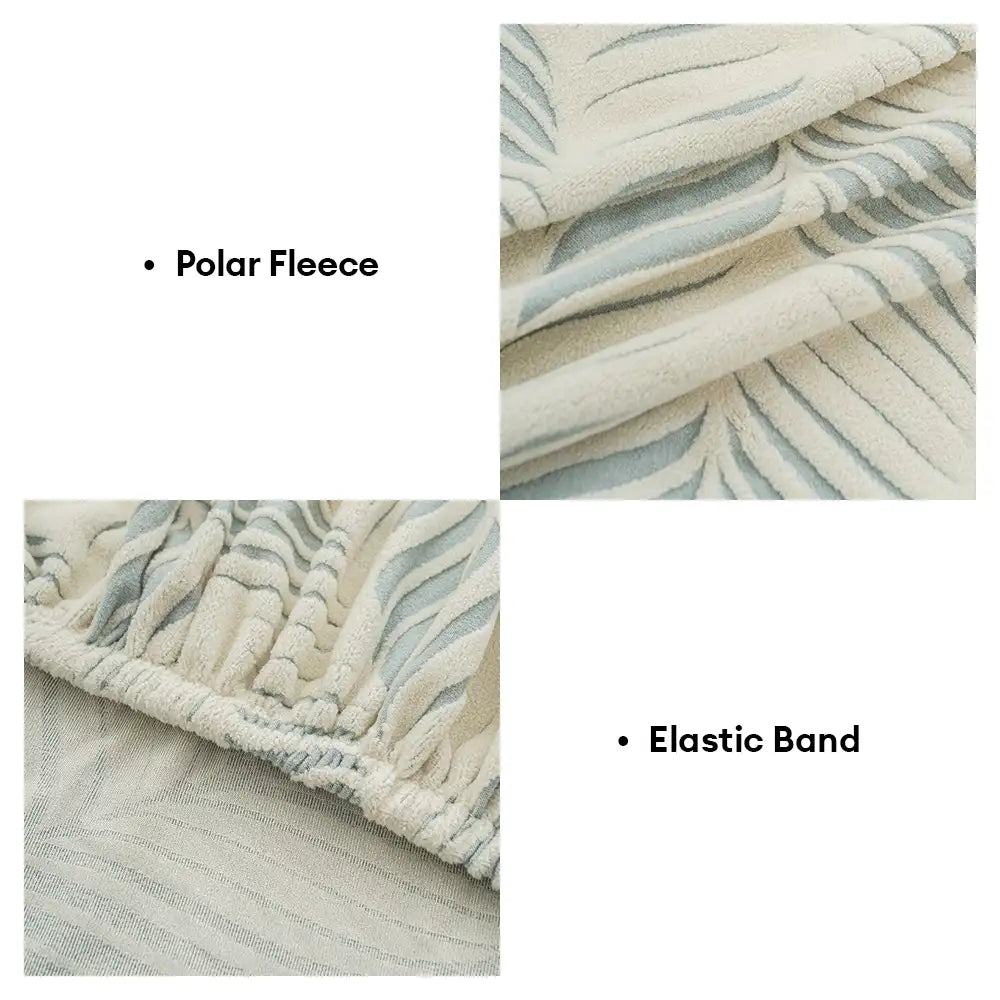 Dikke Pool Fleece Jacquard Anti-Kras Stretch Bankhoes