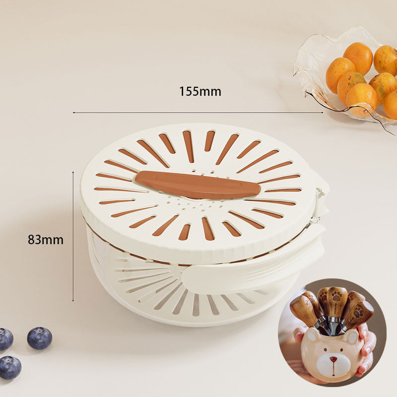 2-in-1 Afvoeren en Bewaren Mand: Vereenvoudig Wassen & Opslaan