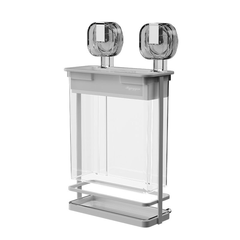 All-in-One Mes- en Bestekhouder: Zuignap met Multislot Ontwerp