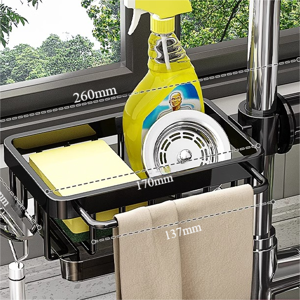 Geen-Boor Installatie Keuken en Badkamer Kraan Opslag Rek