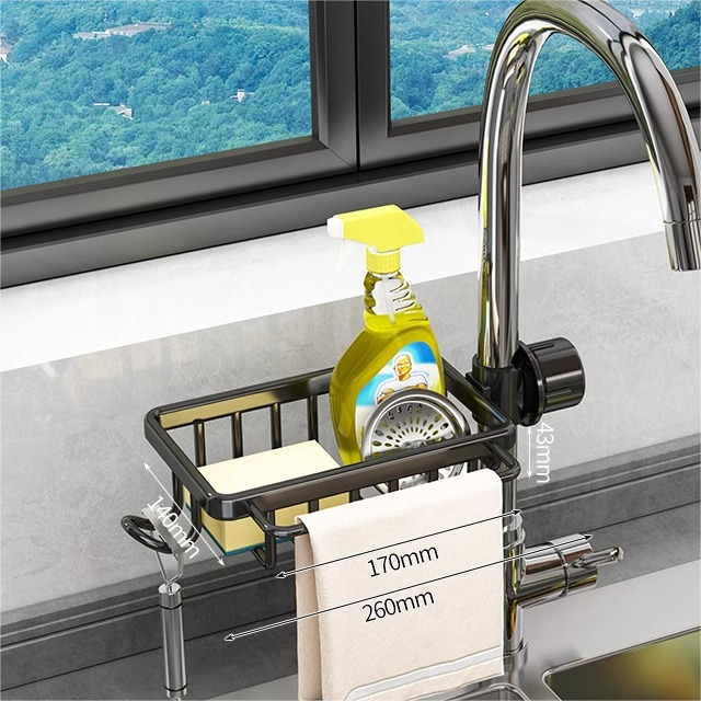 Geen-Boor Installatie Keuken en Badkamer Kraan Opslag Rek