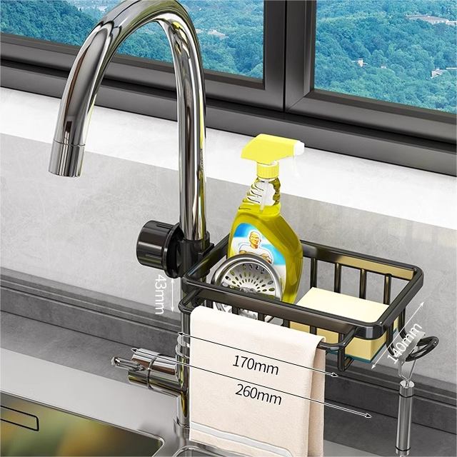 Geen-Boor Installatie Keuken en Badkamer Kraan Opslag Rek