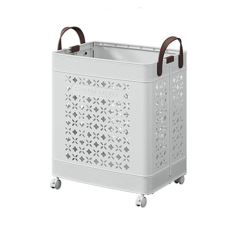 Vouwbare Wasmand met Grote Capaciteit – Ingebouwde Handvatten & Wielen