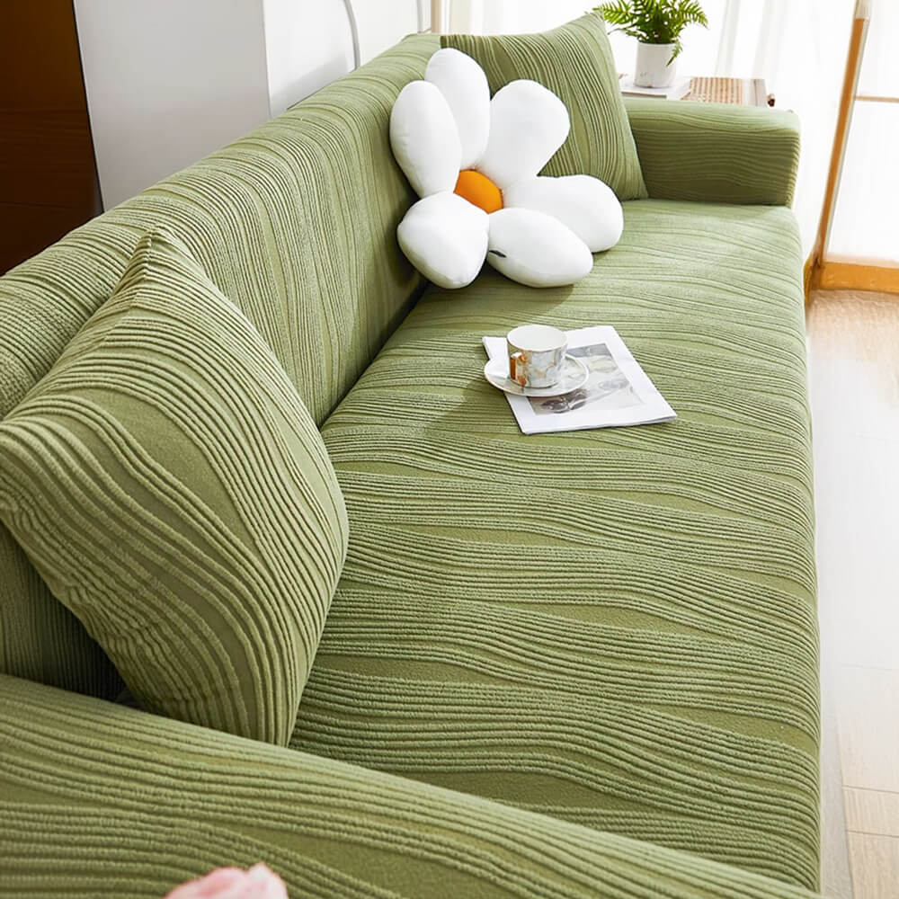 Jacquard Stretch Volledige Bescherming Anti-kras Bankhoes