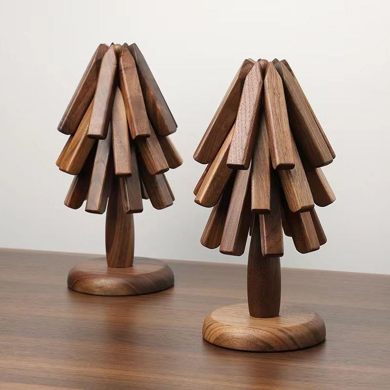 Walnoot Hout Creatieve Warmte Isolatie Mat