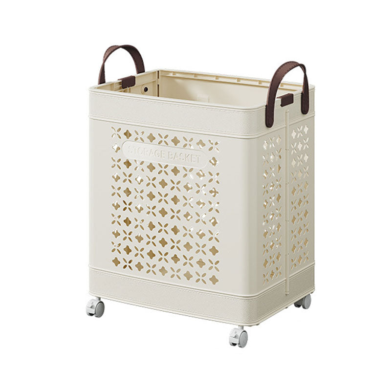 Vouwbare Wasmand met Grote Capaciteit – Ingebouwde Handvatten & Wielen