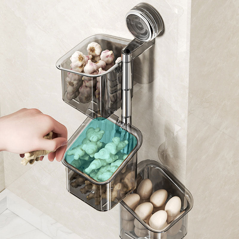 Wandmontage 3-in-1 Zuigopslagdoos – 180° Rotatie