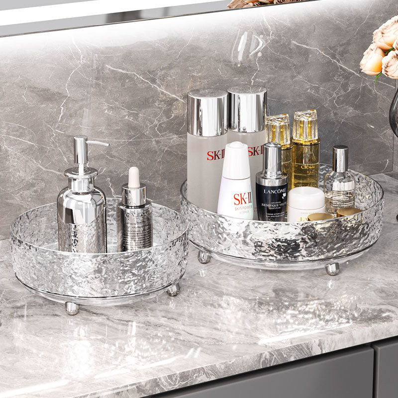 360° Ripple Rotating Storage Tray – Verhoogde Randen & Antislip Ontwerp