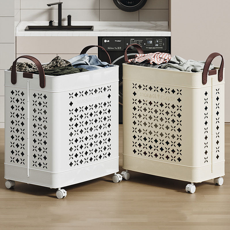 Vouwbare Wasmand met Grote Capaciteit – Ingebouwde Handvatten & Wielen