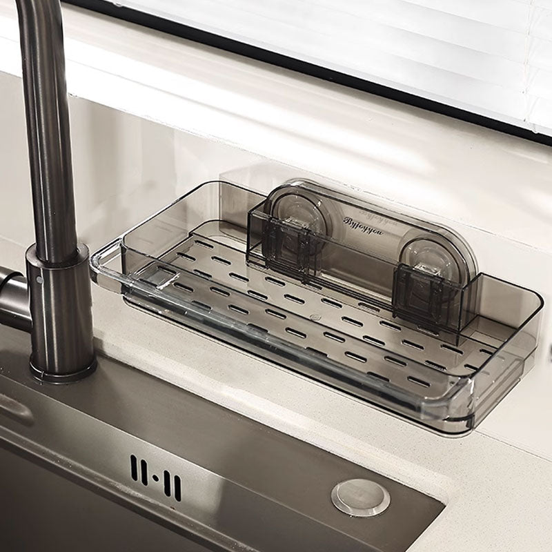 Geen-Boren Wandgemonteerde Wastafeldrainbak – Ingebouwde Haak & Schaal