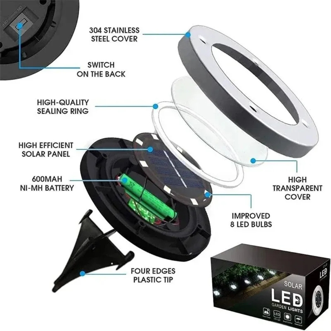 Zuhause & Stil™ Solar Ground Lights