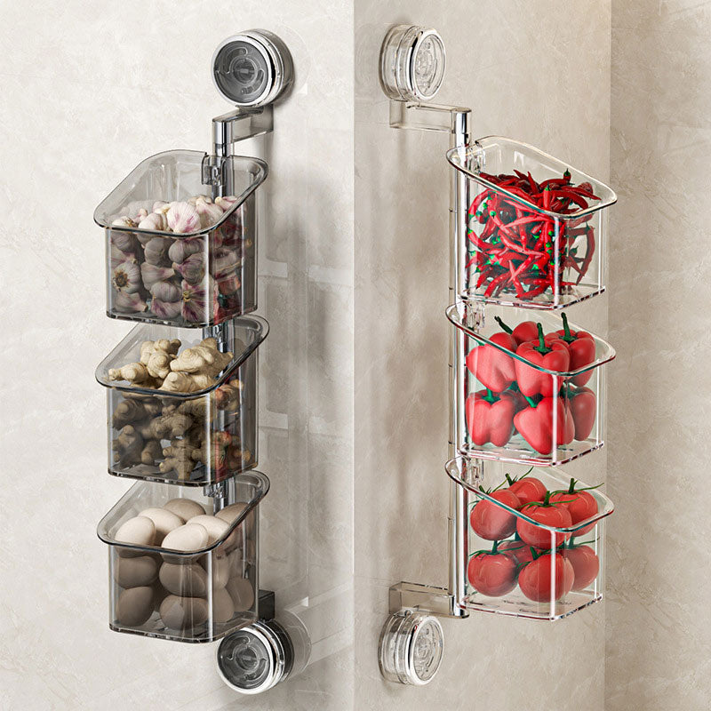 Wandmontage 3-in-1 Zuigopslagdoos – 180° Rotatie