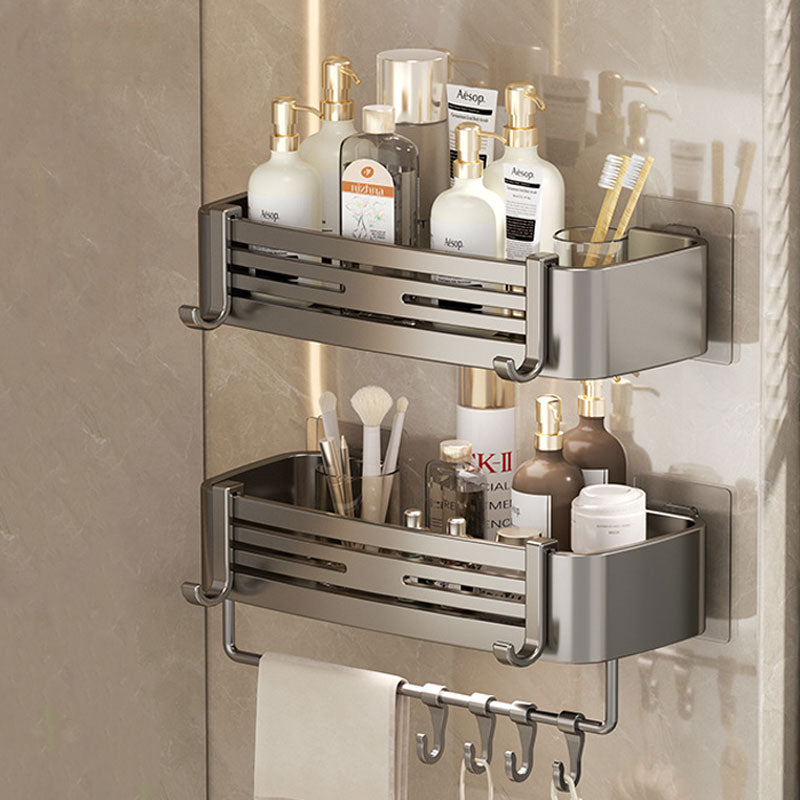 Ruimte Aluminium Geen-Boren Badkamer Hoekplank – Snelle Afwatering & Sterke Draagkracht