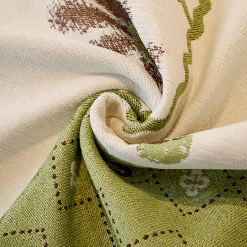 Chenille Krabbestendig Stof Pastorale Stijl Ongelijkvormige Antislip Bankhoes