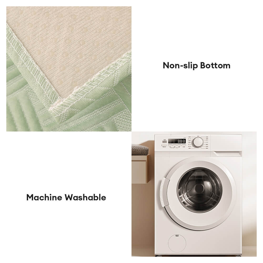 Moderne Geometrische Ademend Koelende Antislip Bankhoes