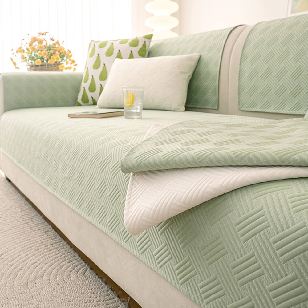 Moderne Geometrische Ademend Koelende Antislip Bankhoes