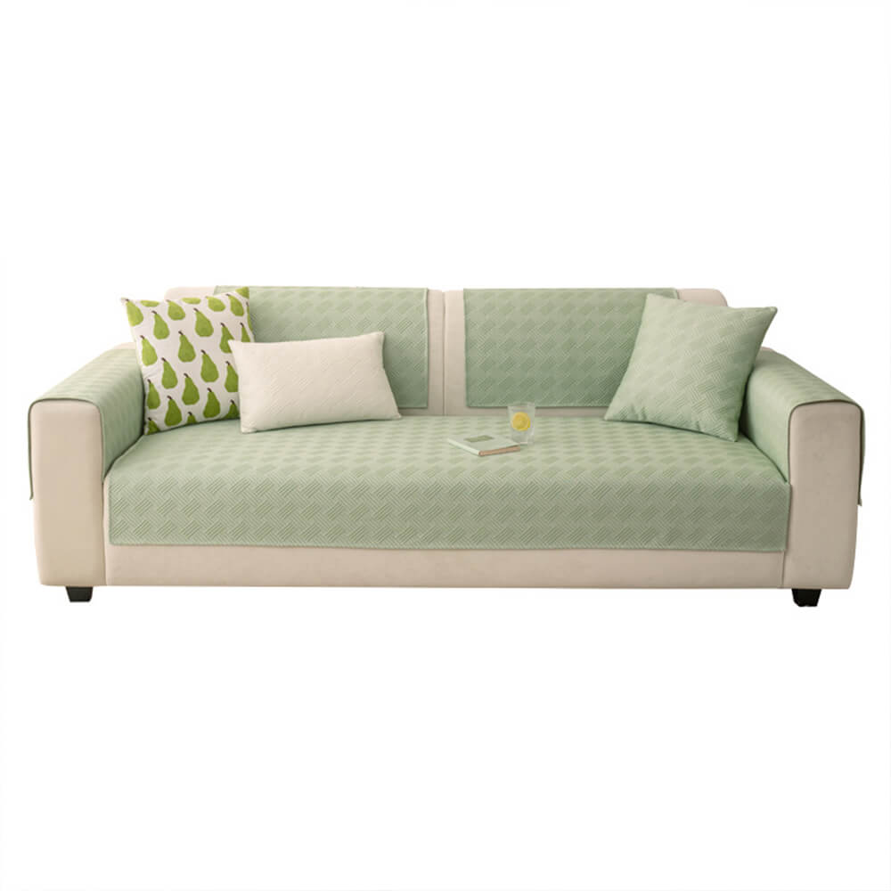 Moderne Geometrische Ademend Koelende Antislip Bankhoes