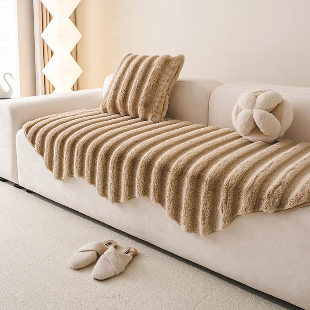 Fluffy Comfort Pluche Meubelbescherming Decoratieve Bankhoes