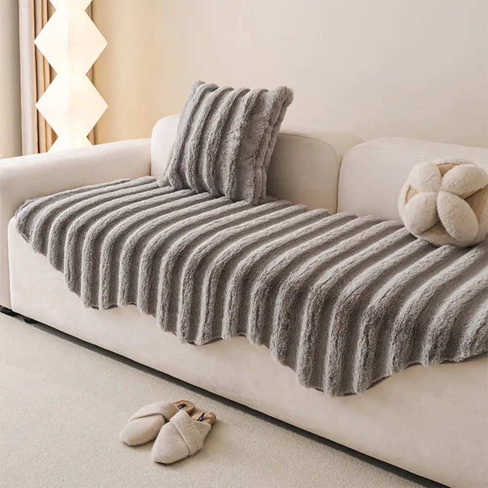 Fluffy Comfort Pluche Meubelbescherming Decoratieve Bankhoes