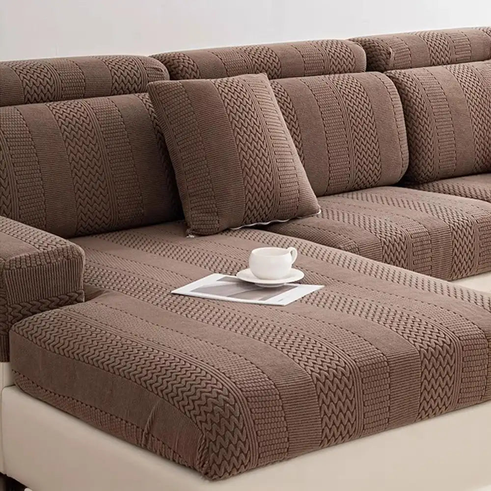 Polar Fleece Zachte Antistatische Bescherming Sofa Stretch Volledige Wrap Bankhoes