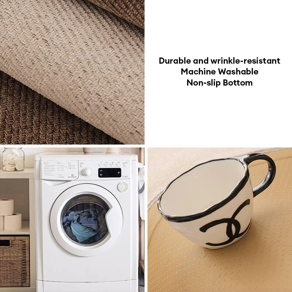 Eenvoudige Moderne Jacquard Hoogwaardig Antislip Chenille Bankhoes