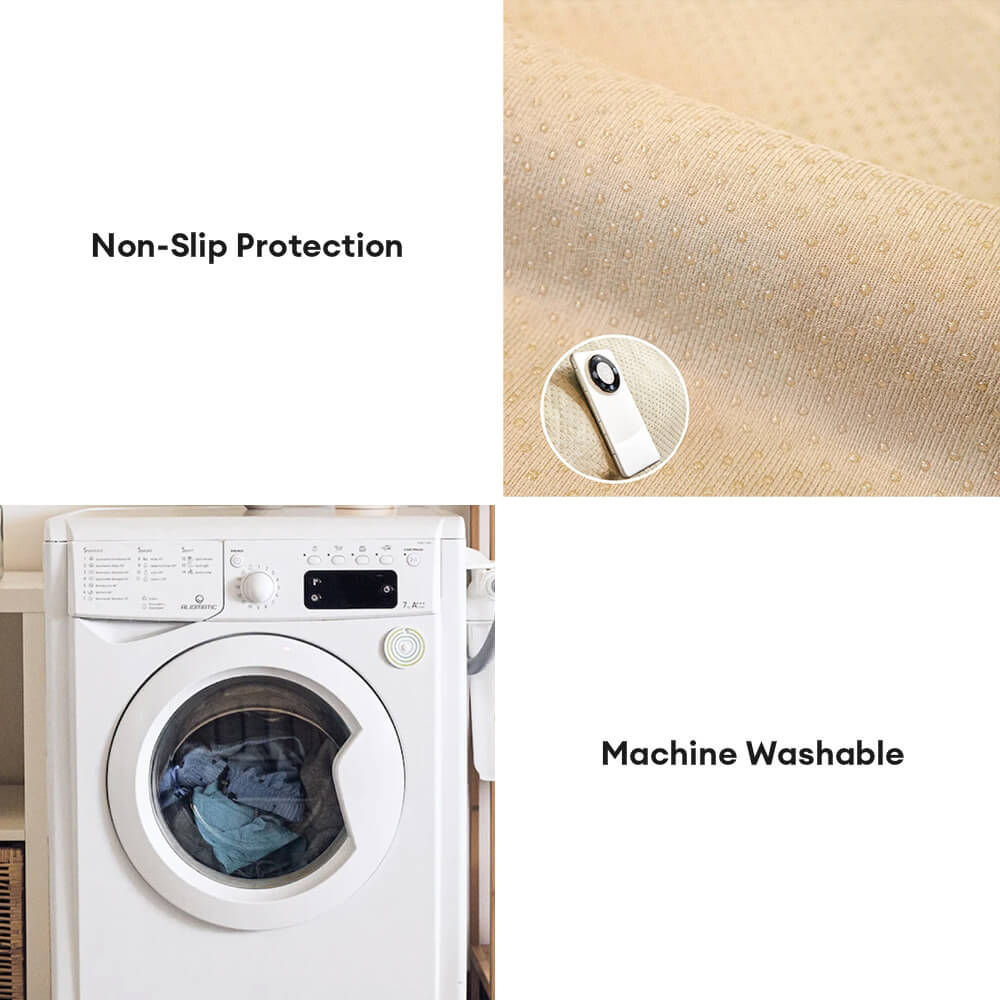 Gestreepte Pluche Chenille Verstevigde Kussenbeschermer Antislip Bankhoes