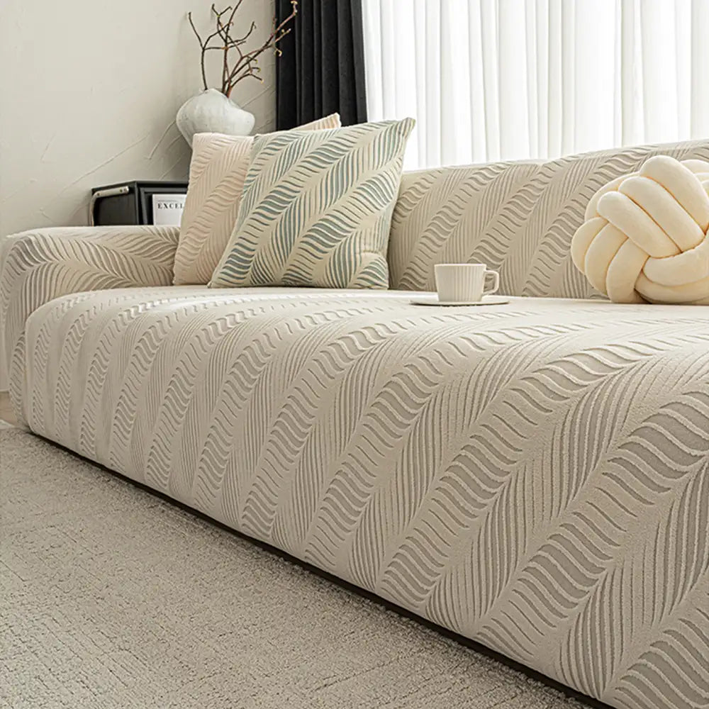 Dikke Pool Fleece Jacquard Anti-Kras Stretch Bankhoes