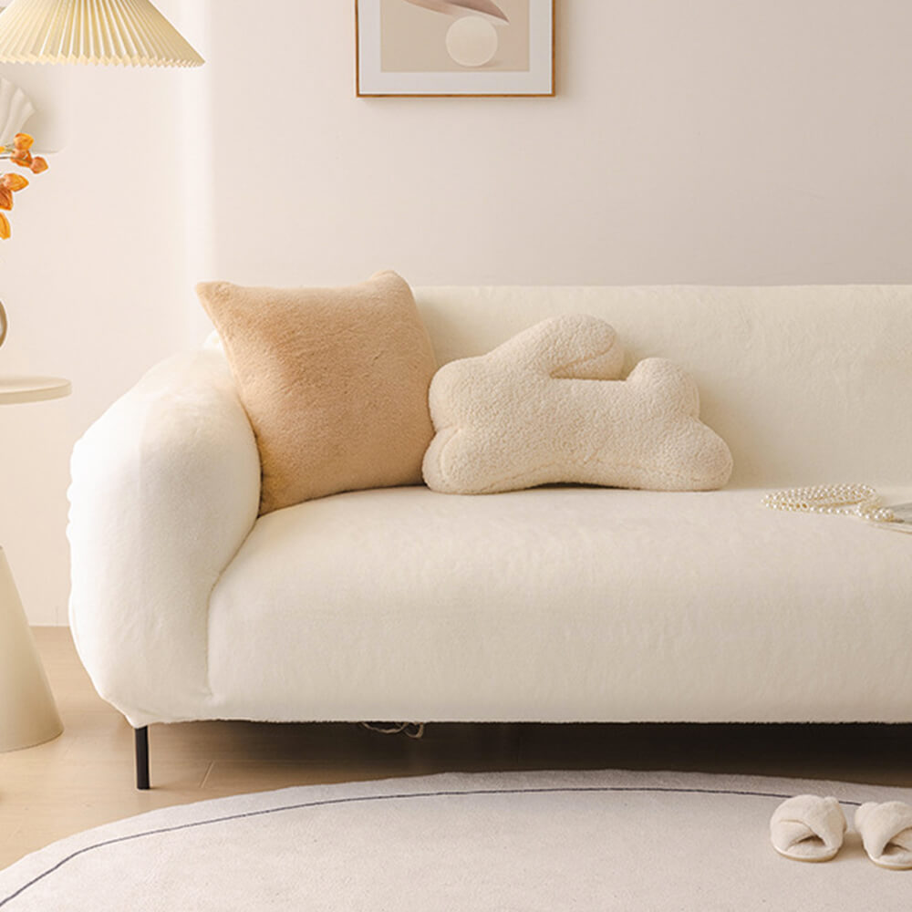 Ultra Zachte Huidvriendelijke Pluche Volledige Dekking Bankbescherming Hoes