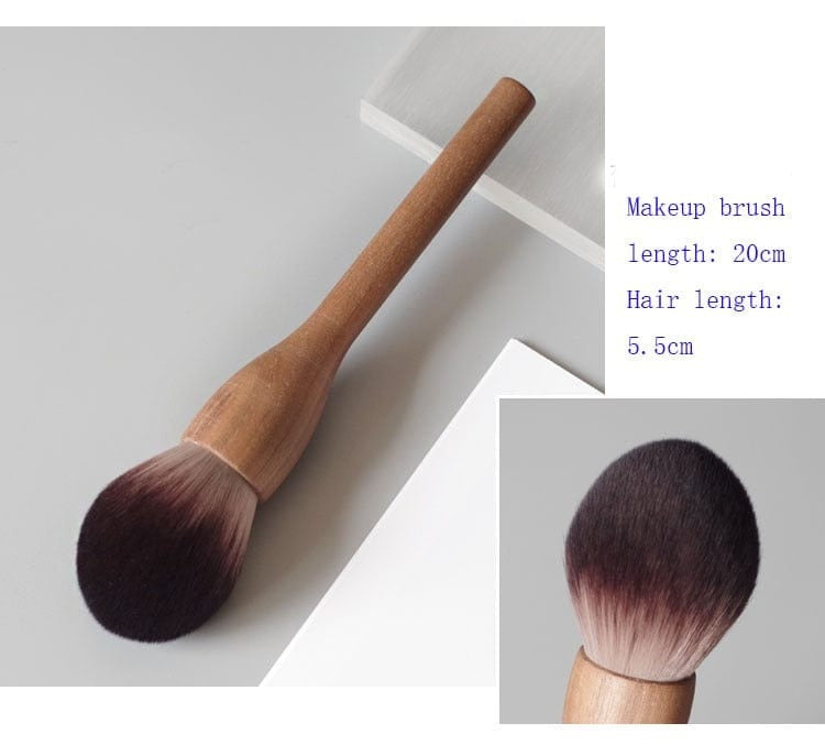 Make-up Borstel met Houten Handvat