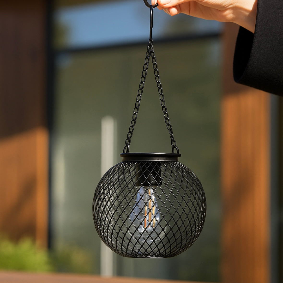 Buiten Metalen Gaas Lantaarns – Hangende Decoratieve Tuinverlichting
