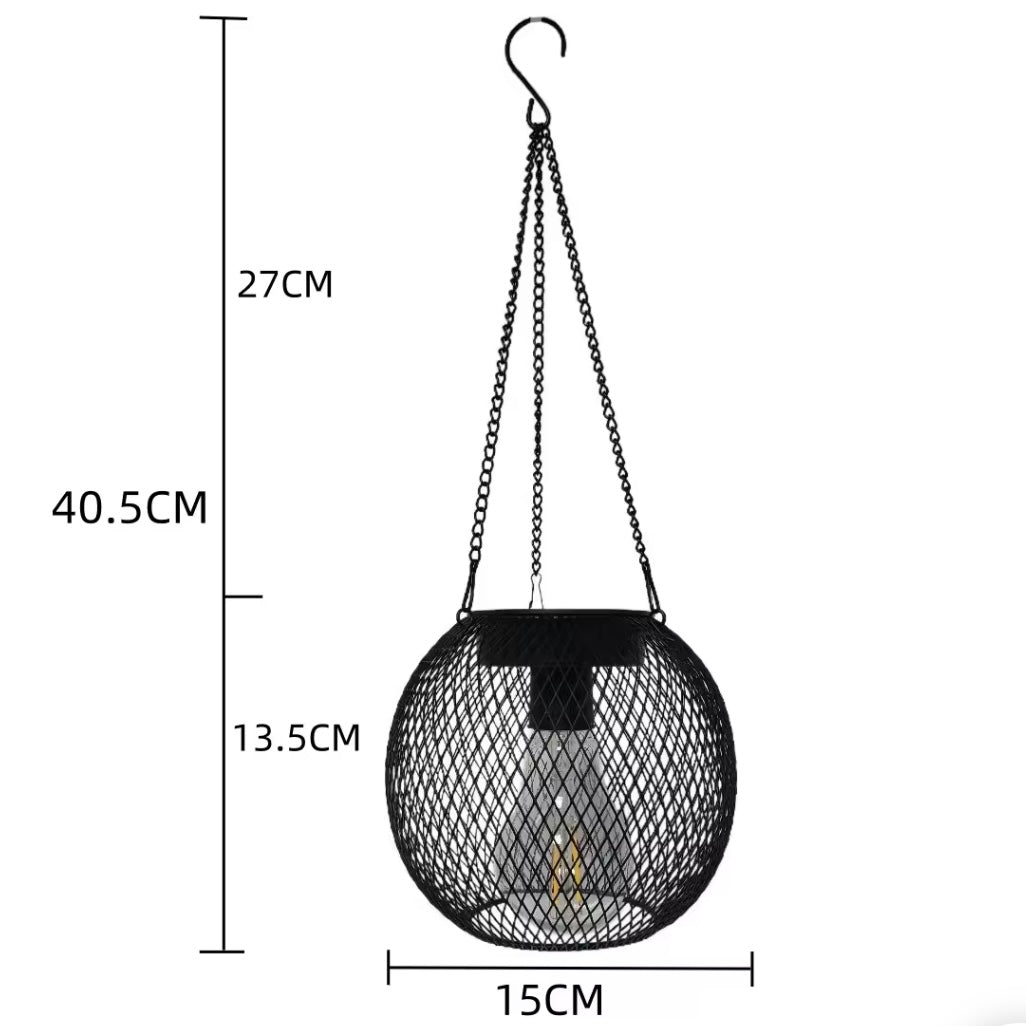 Buiten Metalen Gaas Lantaarns – Hangende Decoratieve Tuinverlichting