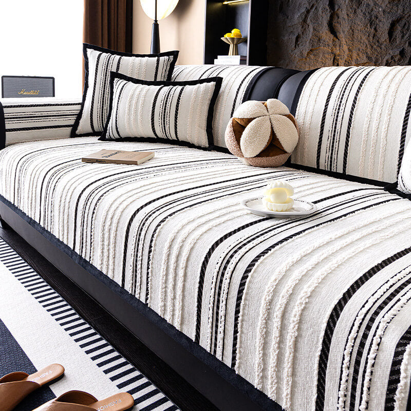 Luxe Chenille Zacht Wear-Resistant en Antislip Sofa Bescherming Bankhoes