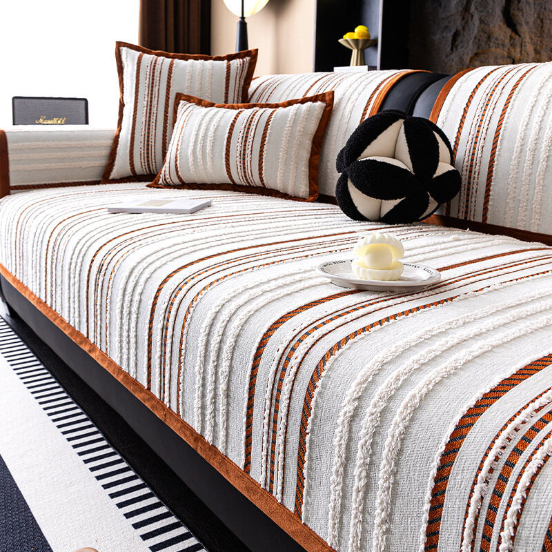 Luxe Chenille Zacht Wear-Resistant en Antislip Sofa Bescherming Bankhoes