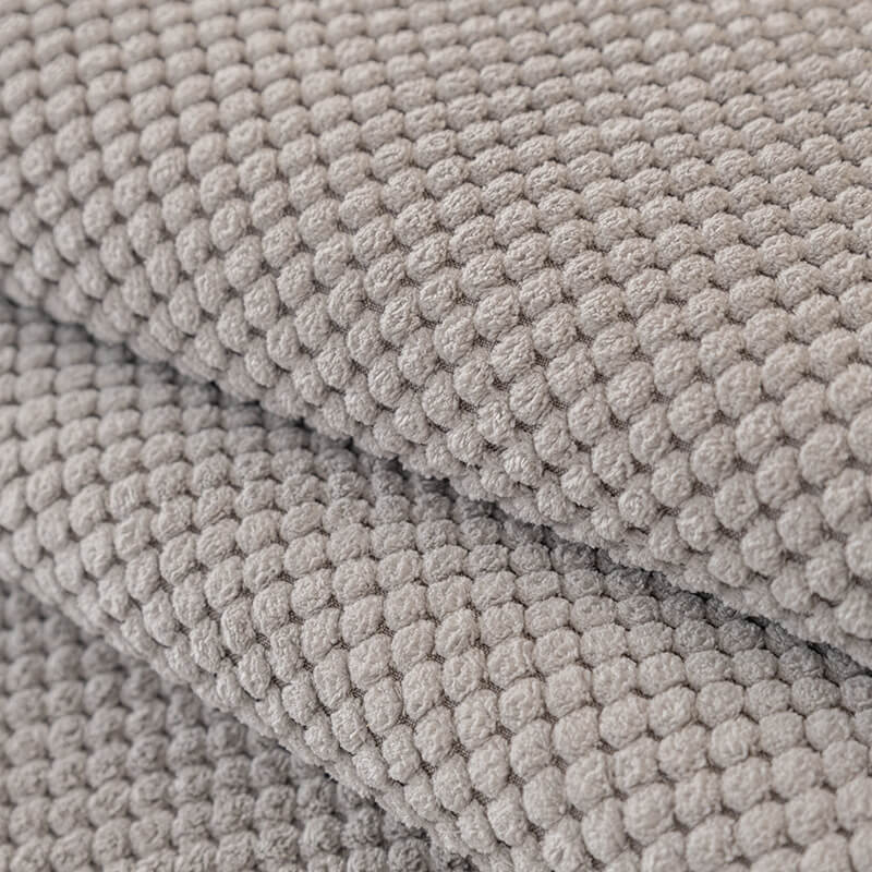 Eenvoudige Effen Kleur Pluche Meubelbeschermer Bankhoes